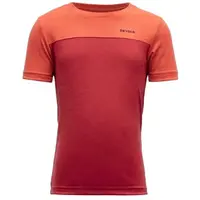 Devold NORANG KID Detské tričko, červená, veľkosť 6Y