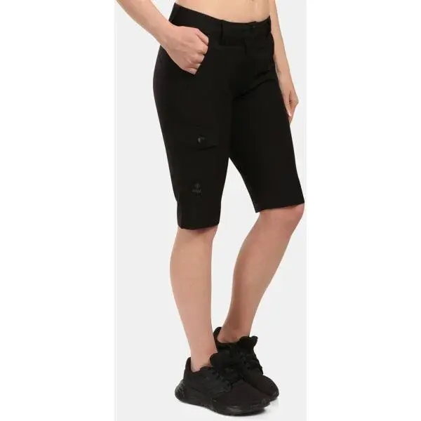 KILPI SYLANE Dámské outdoorové kraťasy, černá, velikost