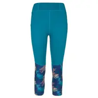 KILPI SOLAS Dámské 3/4 legíny, tyrkysová, velikost