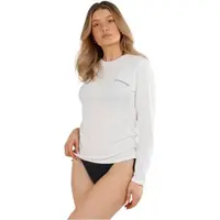 FUNDANGO LOREN Dámské plavecké tričko, bílá, velikost