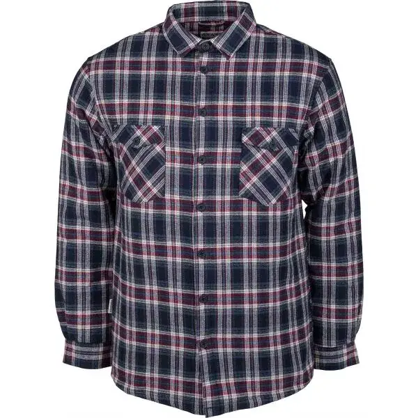 Reaper ERAMO Pánská zateplená košile, tmavě modrá, velikost