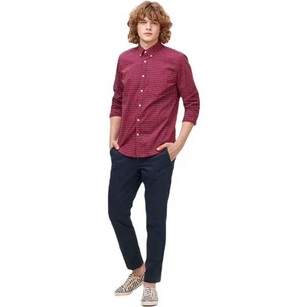 GAP V-ESSENTIAL Pánské kalhoty, tmavě modrá, velikost