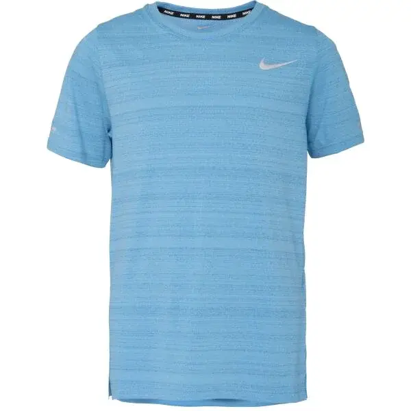 Nike DRI-FIT MILER Chlapecké tričko, modrá, velikost
