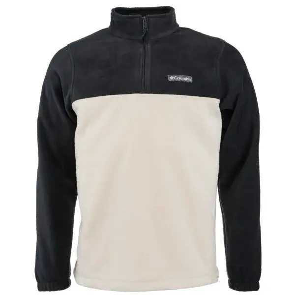 Columbia STEENS MOUNTAIN HALF ZIP Pánská mikina, béžová, velikost