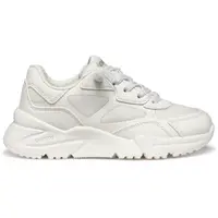 Geox J LOFTUS A Dívčí vycházková obuv, bílá, velikost