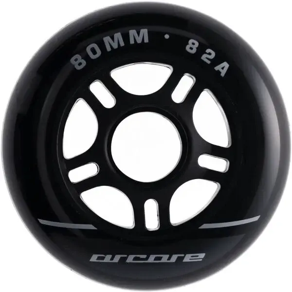 Arcore INLINE WHEELS 4PACK 80-82A Inline kolečka, černá, velikost