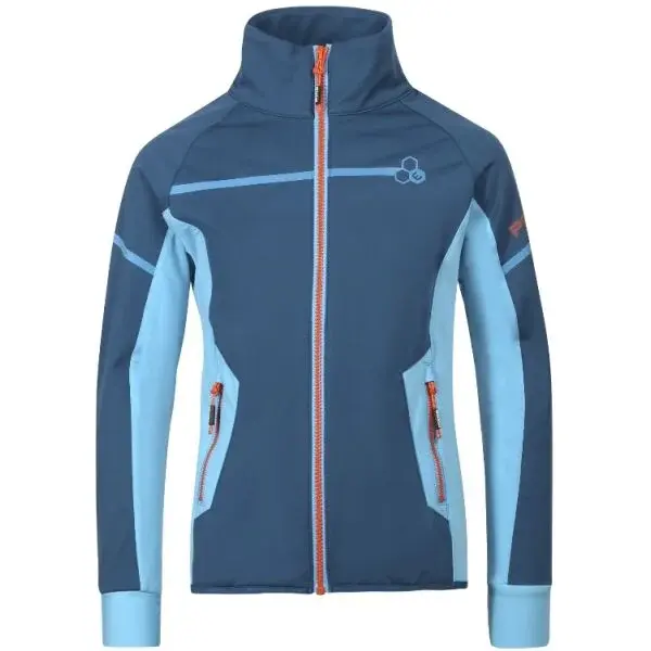 PROGRESS COOLIO JKT Dětská softshellová bunda, modrá, velikost 164-170