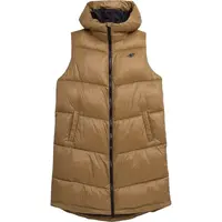 4F VEST Dámská vesta, hnědá, velikost