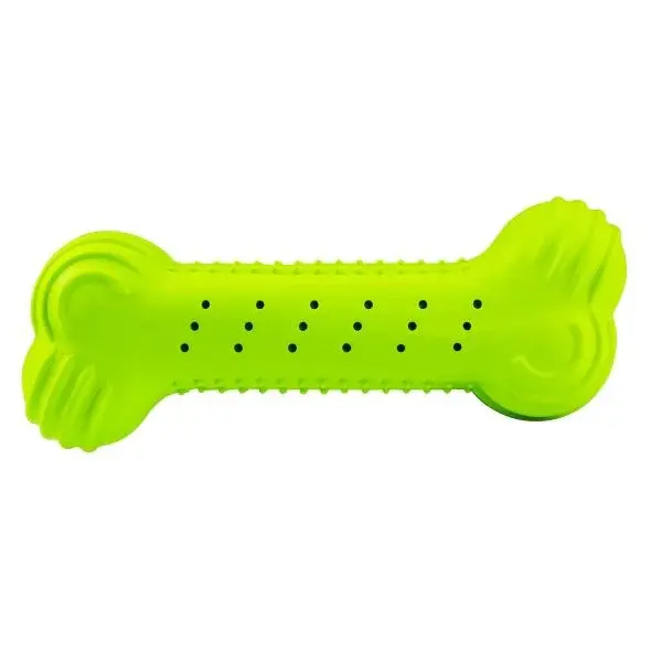 TRIXIE BITING BONE 18 cm Chroupací kost, zelená, velikost
