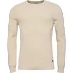 BLEND BHCODFORD CREW NECK KNIT NOOS Pánský svetr, béžová, velikost