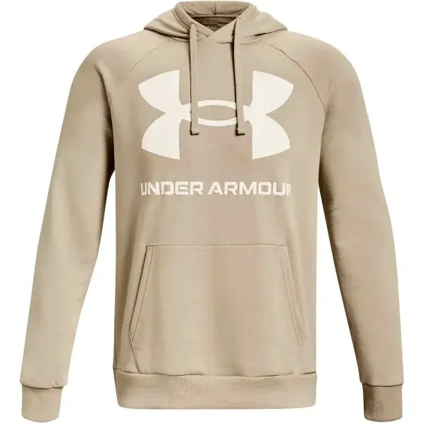Under Armour RIVAL Pánská mikina, béžová, velikost S