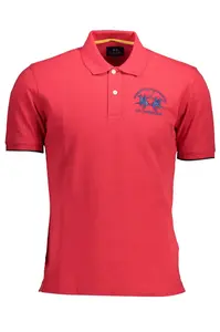 Červené pánské polo triko La Martina