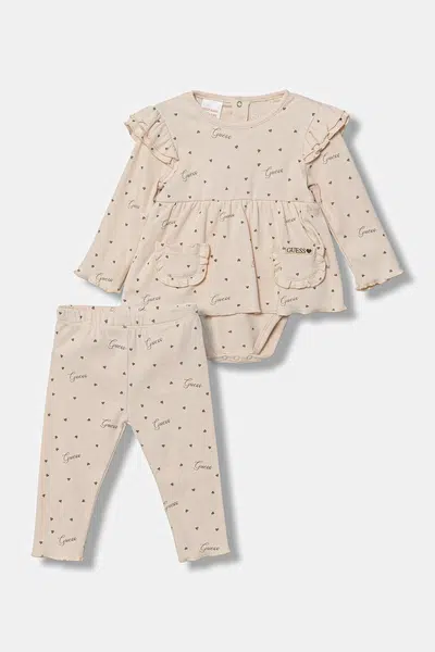 Kojenecká sada Guess 2-pack béžová barva, S5YG10 KBZP4