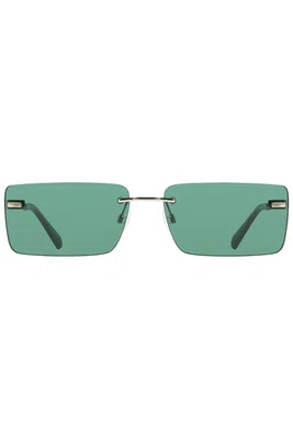 CALVIN KLEIN WOMEN'S SUNGLASSES GREEN