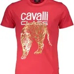 Cavalli Class červené tričko s krátkým rukávem