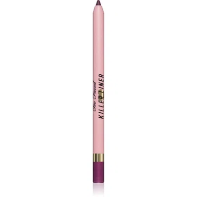 Too Faced Killer Liner 36 Hour Waterproof Gel Eyeliner Pencil voděodolná gelová tužka na oči pro dlouhotrvající efekt odstín Queen 1,2 g