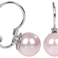 Levien Pôvabné perlové náušnice Pearl Rosaline