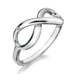 Hot Diamonds Strieborný prsteň Hot Diamonds Infinity DR144 51 mm