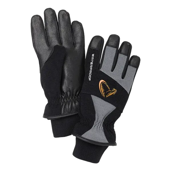 Savage gear rukavice thermo pro glove grey black - xl