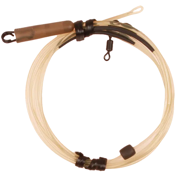 Korda koncová montáž dark matter leader heli 40 lb 1 m - clay