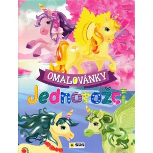 Sun Omaľovánky Jednorožci