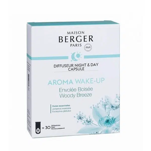 Maison Berger Paris Náplň do elektrického difuzéra Night and Day Aroma Wake-up Woody Breeze 1 ks