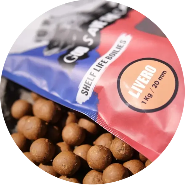 G.b.u. boilies livero - 1 kg 20 mm