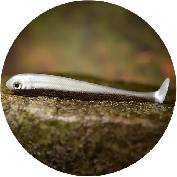 Redbass gumová nástraha ripper swimmer slim brown silver - xl 125 mm