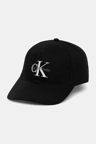 Calvin Klein čiapka so šiltom pánska bavlnená