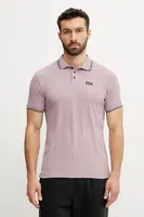 Polo tričko Helly Hansen pánsky, ružová farba, jednofarebný