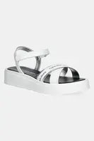 Detské sandále Calvin Klein Jeans biela farba, V4A2-82054