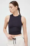 Guess crop top dámsky s viskózou EDIE