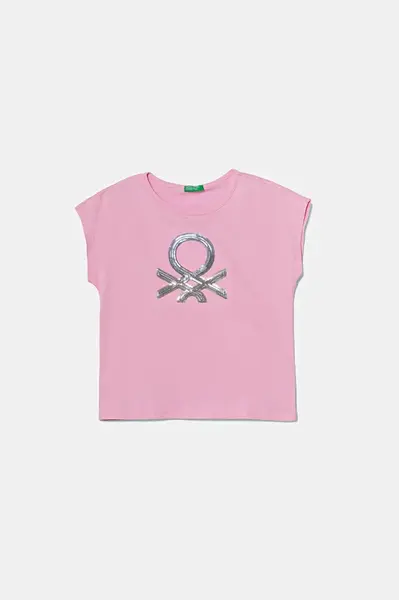 Detské bavlnené tričko United Colors of Benetton