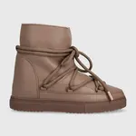 Kožené snehule Inuikii Full Leather Wedge hnedá farba, 75203-087