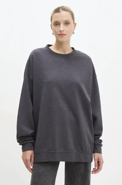 Mikina Answear.LAB dámska, šedá farba, jednofarebná