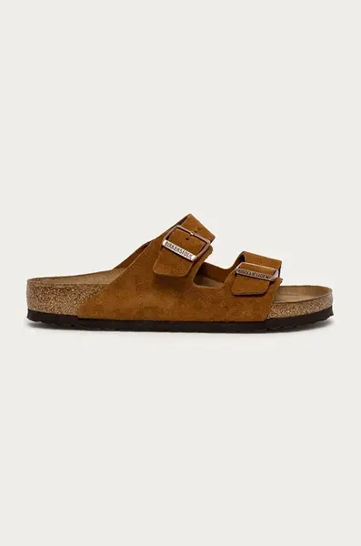 Semišové šľapky Birkenstock Arizona