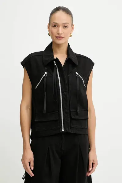 Bavlnená vesta bez rukávov Pinko