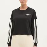 Bavlnené tričko s dlhým rukávom Dkny