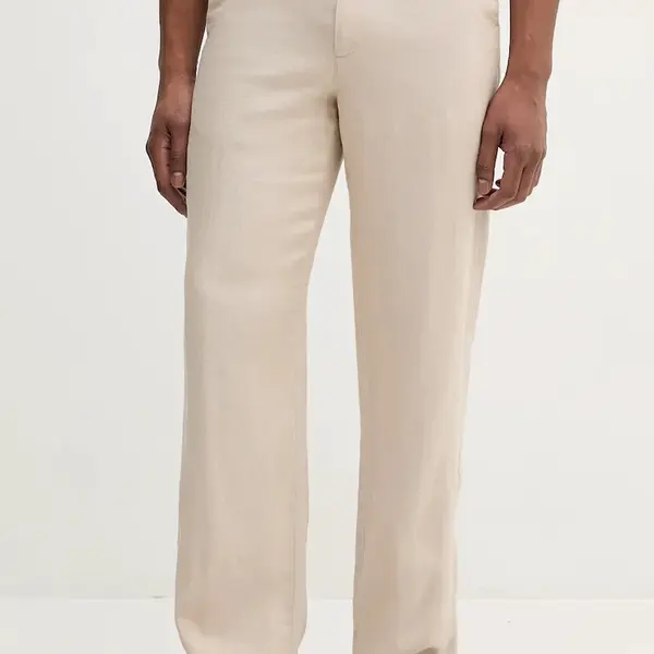 Ľanové nohavice Michael Kors