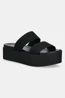 Šľapky Calvin Klein Jeans FLATFORM SANDAL WEBBING IN