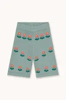 Nohavice pre bábätká Tinycottons FLOWERS BABY KNITTED PANT