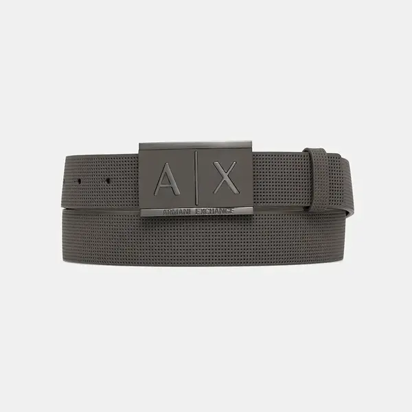 Kožený pásek Armani Exchange pánský, hnědá barva, 951019 CC507