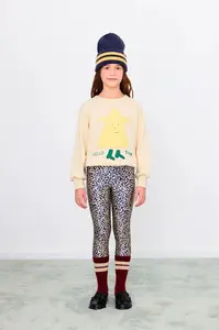 Dětské legíny Tinycottons SMALL FLOWERS SHINY PANT