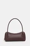 Kožená kabelka Answear.LAB vínová barva