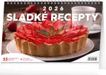 Sladké recepty 2026 - stolní kalendář
