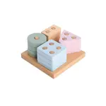 CUBIKA Pastel 15870 Třídíme tvary IV - dřevěná skládačka 17 dílů