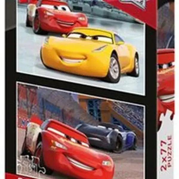 Puzzle 2x77 Auta Závodníci