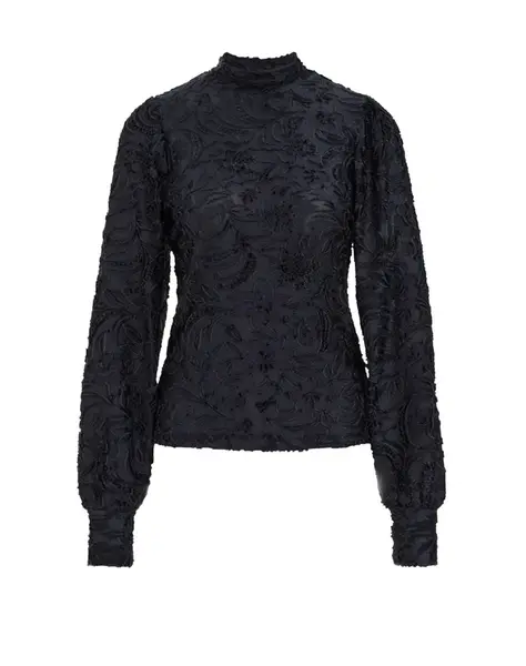 WE Fashion Blúzka  tmavomodrá