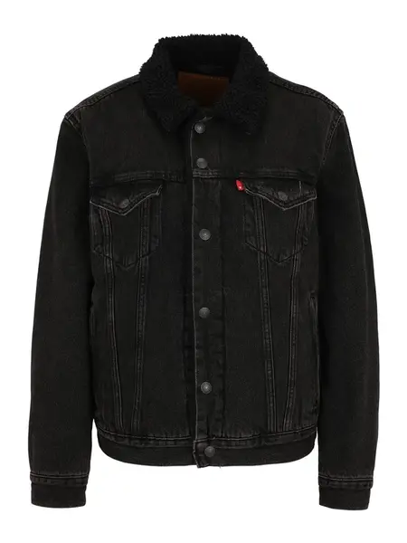 LEVI'S ® Prechodná bunda  čierny denim