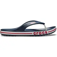 Crocs BAYABAND FLIP Unisex žabky, tmavo modrá, veľkosť 37/38
